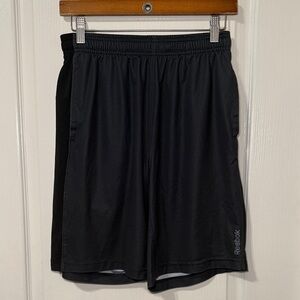 Reebok Men's Athletic Performance Wear Shorts Dark Gray and Black Size Small EUC